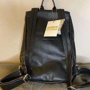 Aimee kestenberg - black leather back pack